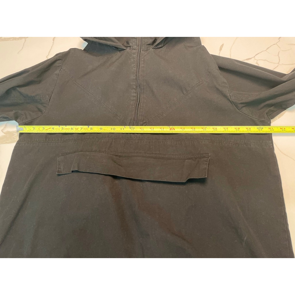 Aerie 1/4 Zip Pullover Anorak Hooded Utility Jacket L Hood Minimal Gorpcore - Picture 7 of 8